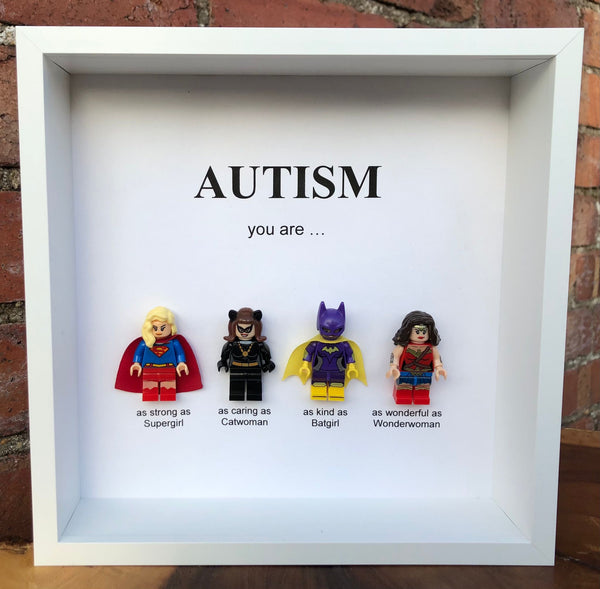 Autism Boy or Girl Mini-Figure Picture Frame